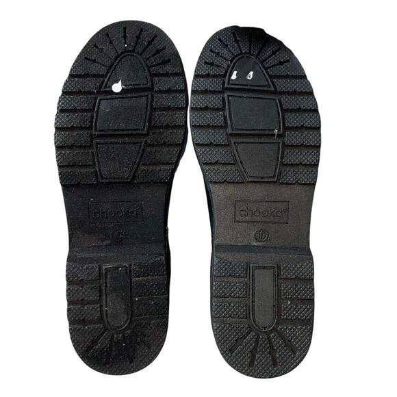 Chooka Black Rubber Rain Boots Women’s 10 Mid Calf Waterproof Ankle Buckle - Picture 7 of 7